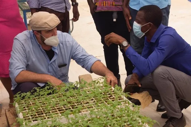Humidity adapted greenhouse project realised in Nigeria 1