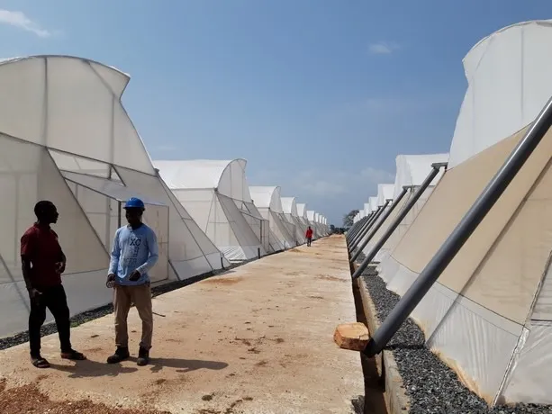 Humidity adapted greenhouse project realised in Nigeria 3